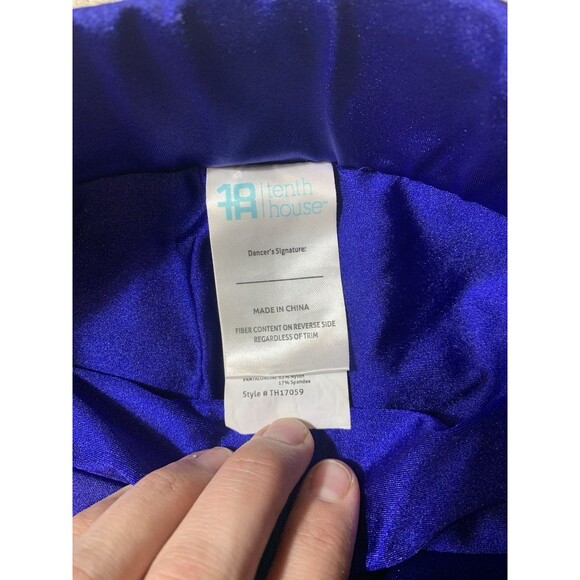 Tenth House Sequin Dance Shorts in Royal Blue Size Small Adult #TH17059 - Picture 3 of 8